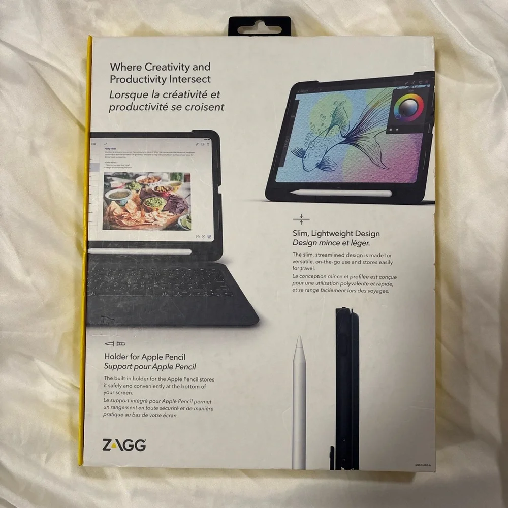 ZAGG Slim Book Go Black Keyboard Case for 11-inch iPad Pro